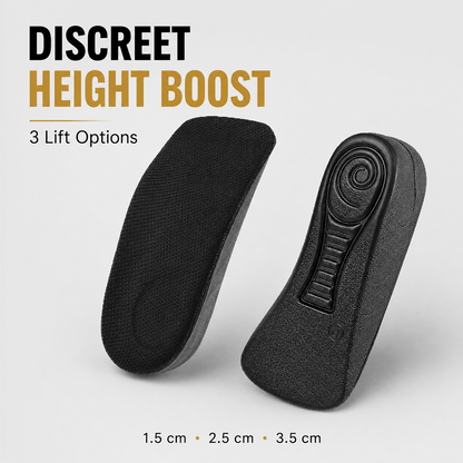 Invisible Lift Insoles – Cushioned Height Boost Inserts for Daily Comfort
