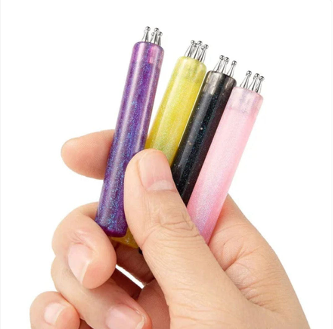 5 Petal Flower Nail Dotting Pen,Nail Art Dotting Tools,Flower Design Tool