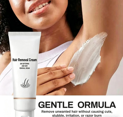 Hair Removal Cream for Women & Men – Gentle Depilatory Cream for Smooth-Looking Skin