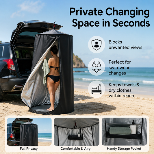 🚙 Portable SUV Tailgate Changing Tent