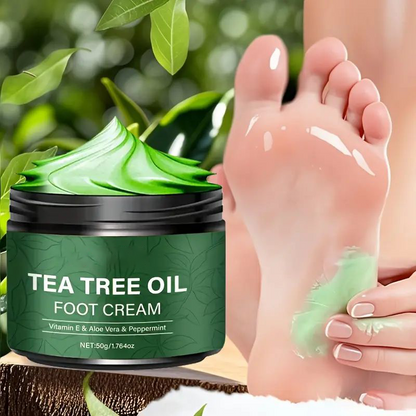 Tea tree oil foot cream