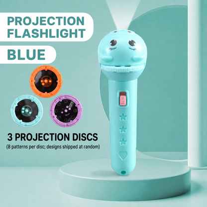 Kids' Projection Flashlight –48 Patterns, Bedtime Story & STEM Learning Toy