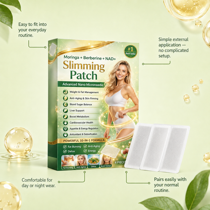 Moringa, Berberine & NAD+ Wellness Patch – Daily Body Care Support
