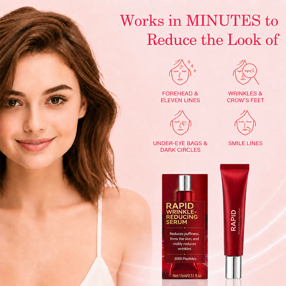Firming Under-Eye Serum for Fine Lines, Puffiness & Dark Circles