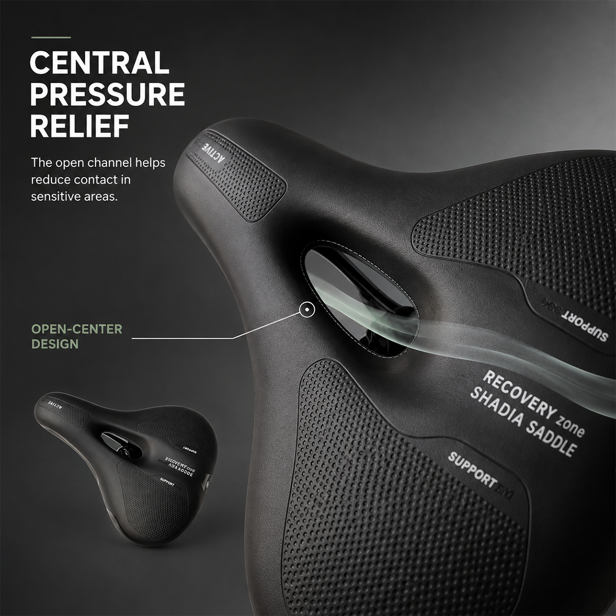 Pressure-Balance Bicycle Saddle
