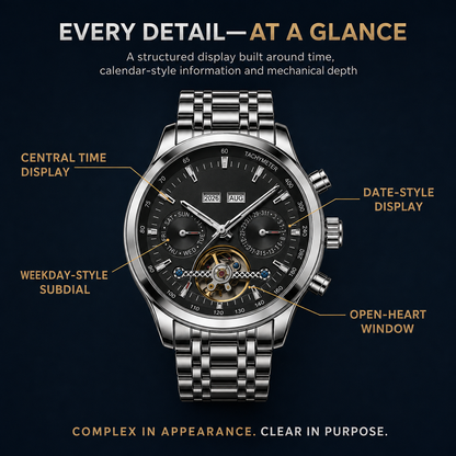 ⌚High-End Skeleton Tourbillon Watch💎