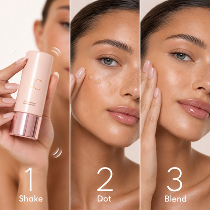 CC Color-Correcting Tinted Serum – Lightweight, Shade-Adaptive Coverage with 24H Hydration & 16H Waterproof Wear
