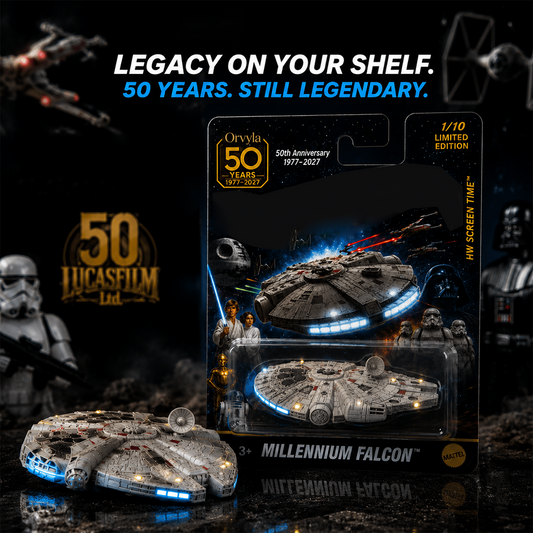Galaxy-Inspired Die-Cast Car Model 50th Anniversary Commemorative Model