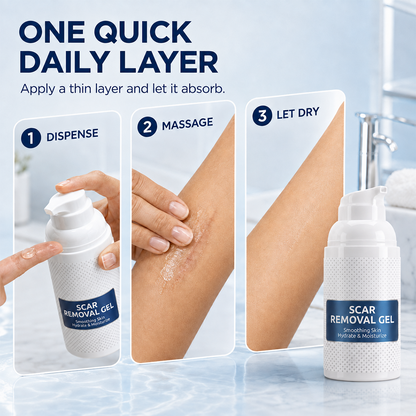 SCAR REMOVAL GEL - Flatter, Smoother, Calmer Scars in as Little as 3 Days