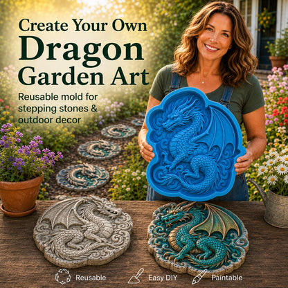 ✨Create Your Own Garden Art - Reusable Mold for Stepping Stones
