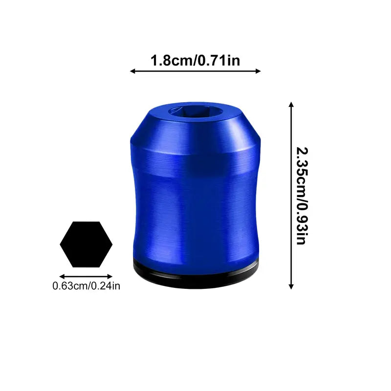 Universal Magnetic Screwdriver Bit Ring, Strong Grip for Drills & Power Tools
