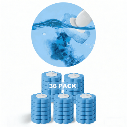 💧Disposable Toilet Bowl Brush and Holder Cleaning System with Cleanser-Infused Heads