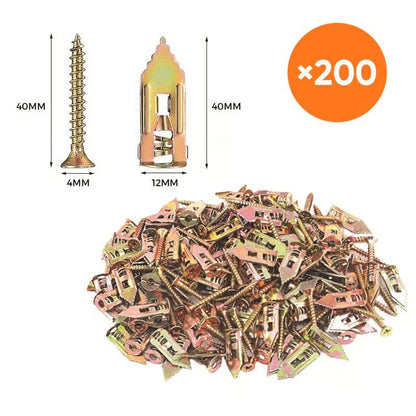 2026 Advanced Self-Drilling Drywall Anchors, Gypsum Board Screws Kit for Installations