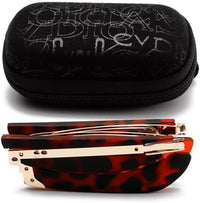 Tortoiseshell gold (with zipper bag)