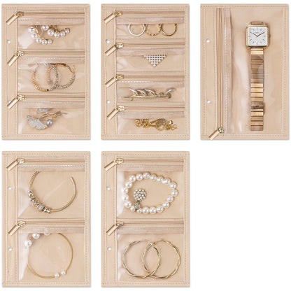 Travel Jewelry Organizer Notebook – Portable Jewelry Storage Case for Rings, Earrings & Necklaces