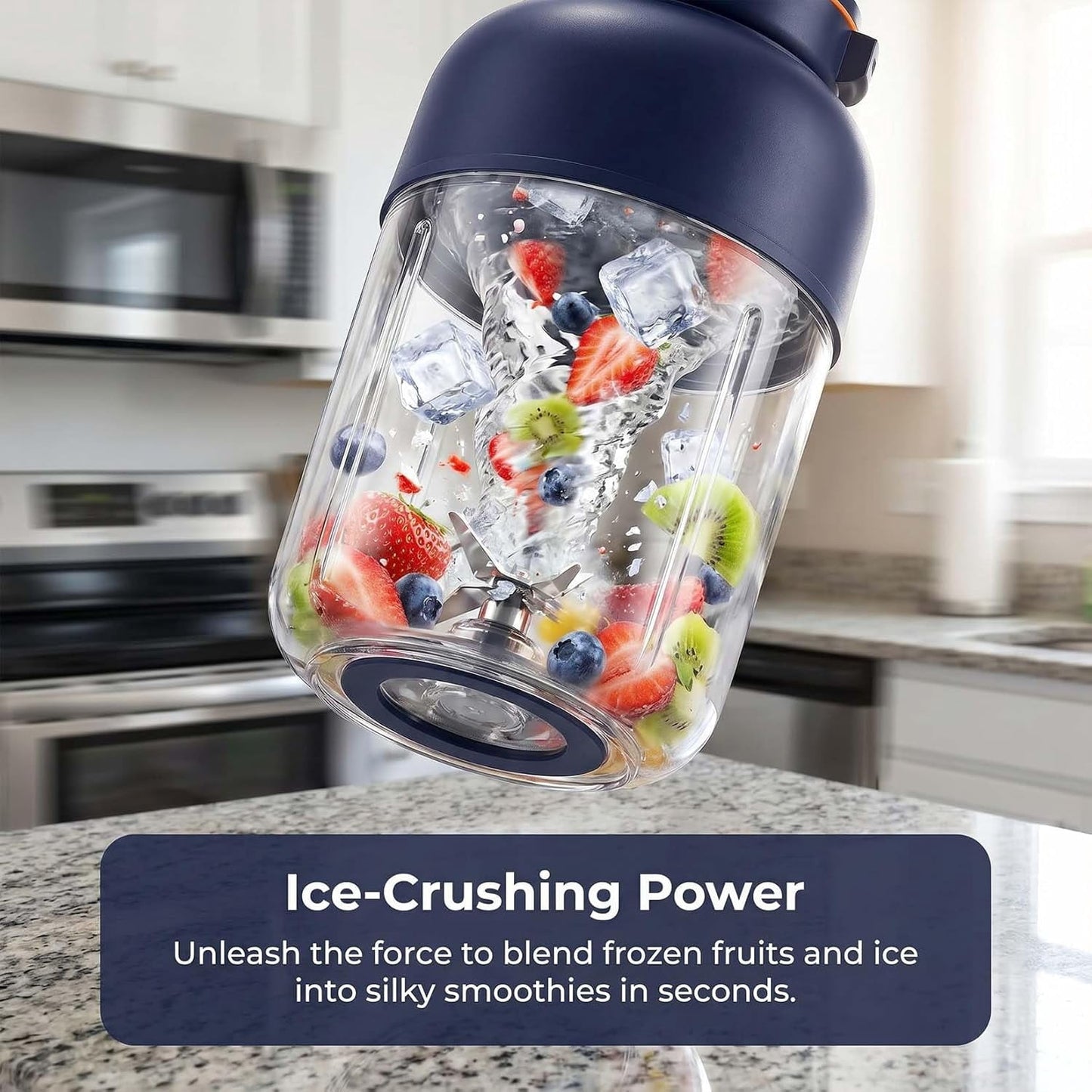 Portable Wireless Juicer Cup 1300ML – Rechargeable USB Personal Blender for Fruits & Vegetables