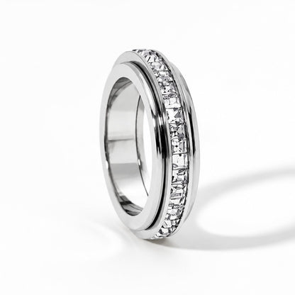 Crystal 360° Calming Spinner Ring