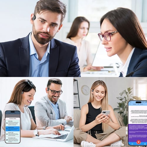 Business meetings and customers