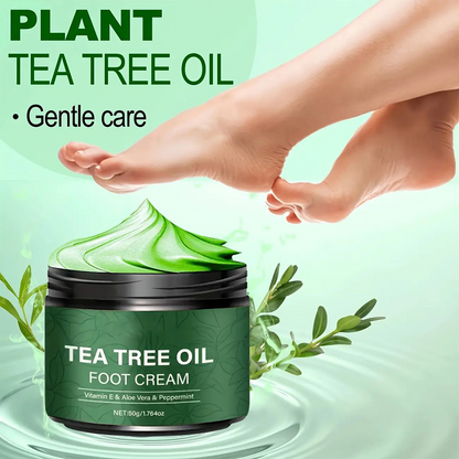 Tea tree oil foot cream