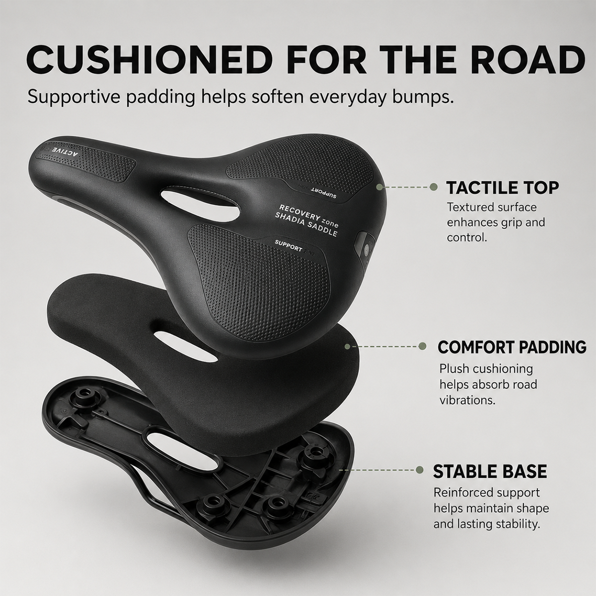 Pressure-Balance Bicycle Saddle