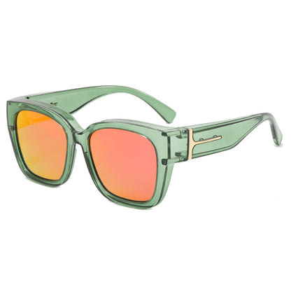 Women’s Polarized Square Sunglasses – Lightweight UV400 Shades for Driving, Beach & Travel