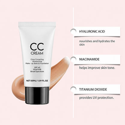 Tone-Adapting CC Cream – Lightweight Color-Correcting Face Cream for a Natural-Looking Finish