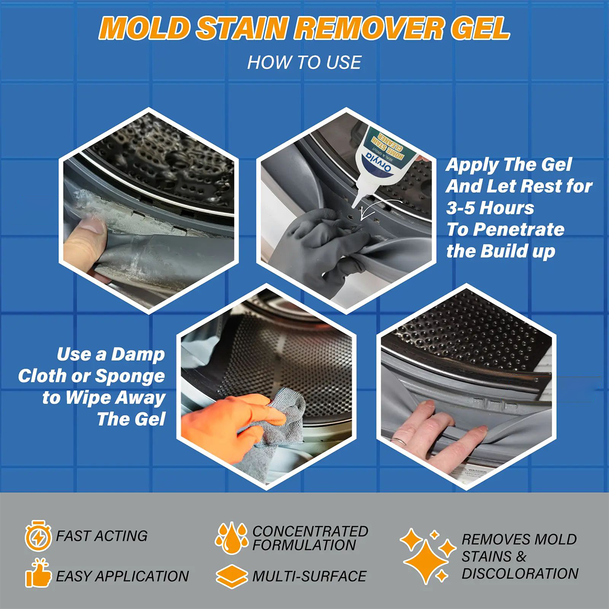 Mold Remover Gel – Heavy Duty Stain Cleaner