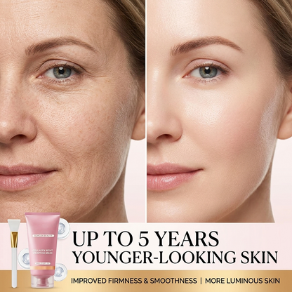 🌙✨Collagen-Infused Peel-Off Overnight Mask – Hydrating Face Mask for a Smooth, Dewy-Looking Glow