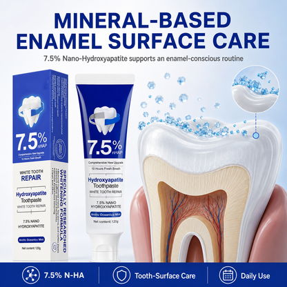 7.5% Nano-Hydroxyapatite Toothpaste – Gentle Enamel & Sensitivity Care