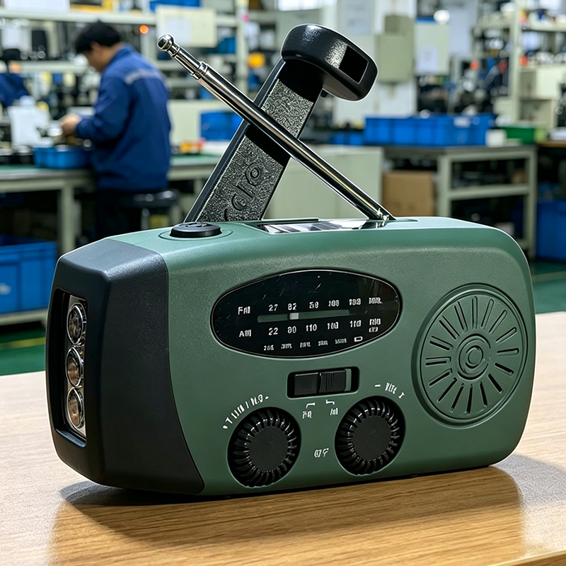 🏕️Portable multifunctional AM radio flashlight