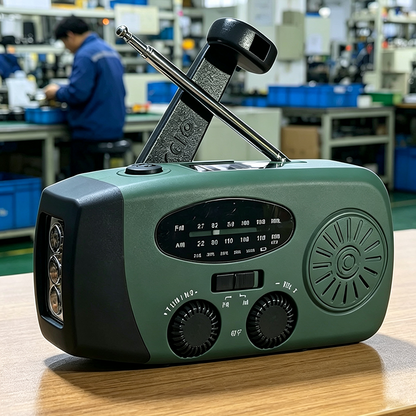 🏕️Portable multifunctional AM radio flashlight