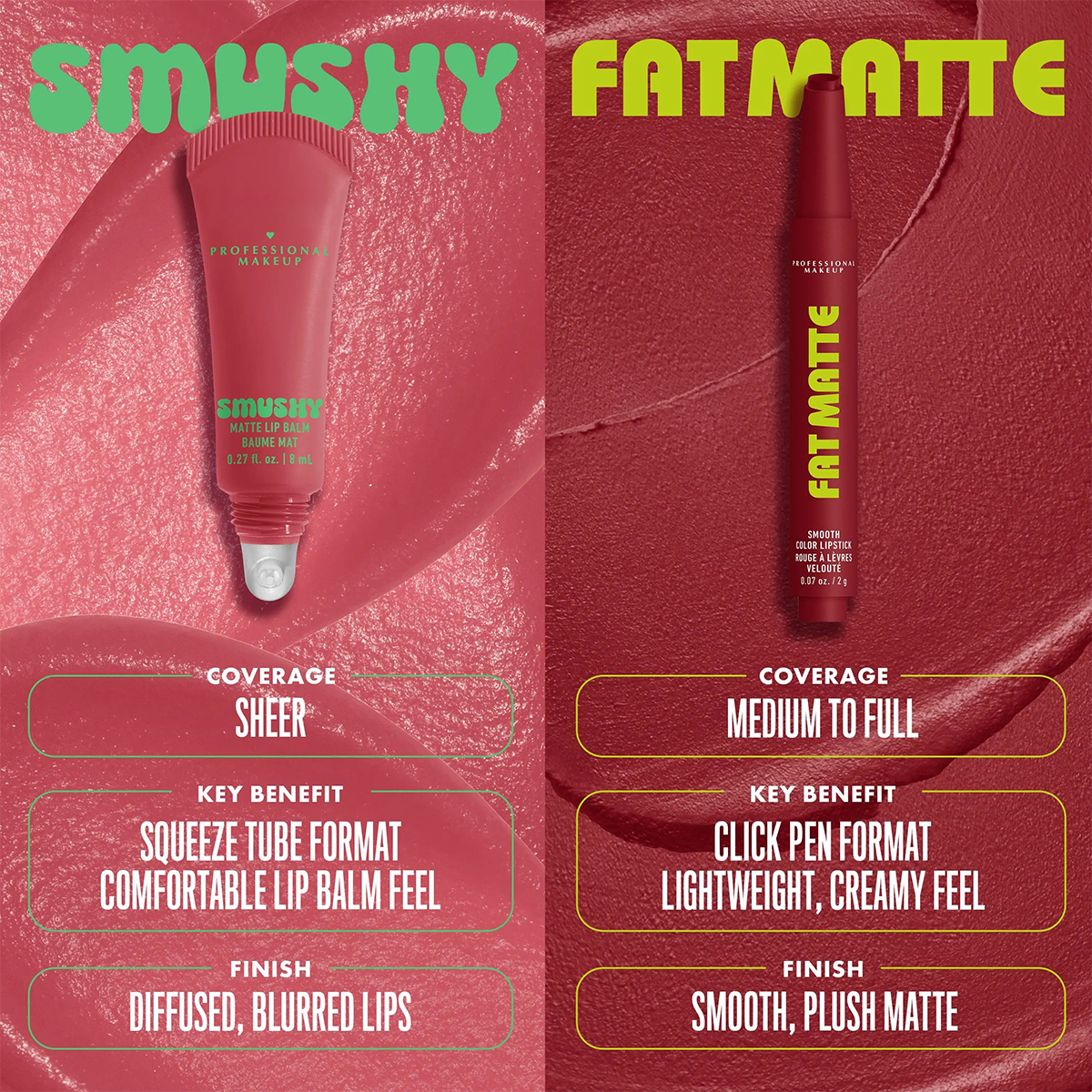 Fat Matte Lipstick - Smooth Color Lipstick with Cushion-Soft Formula