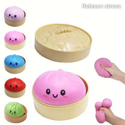 Smiling Dumpling Squishy Mystery Fidget Toy