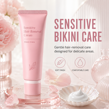 🥳🪒Gentle Hair Removal Cream – Dual‑care for underarms & bikini area✨🛡️