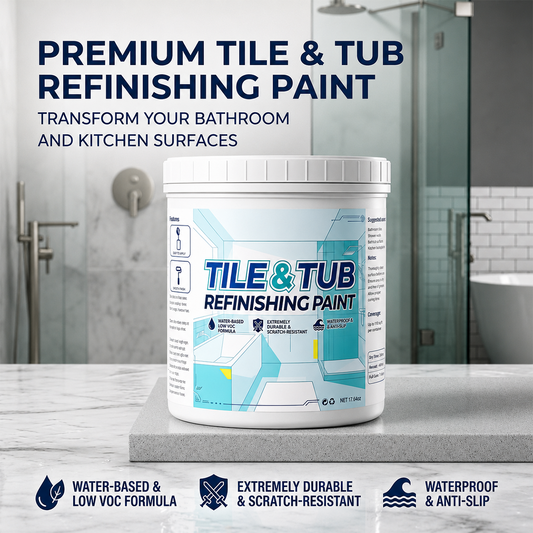 Premium Tile & Tub Refinishing Paint Kit