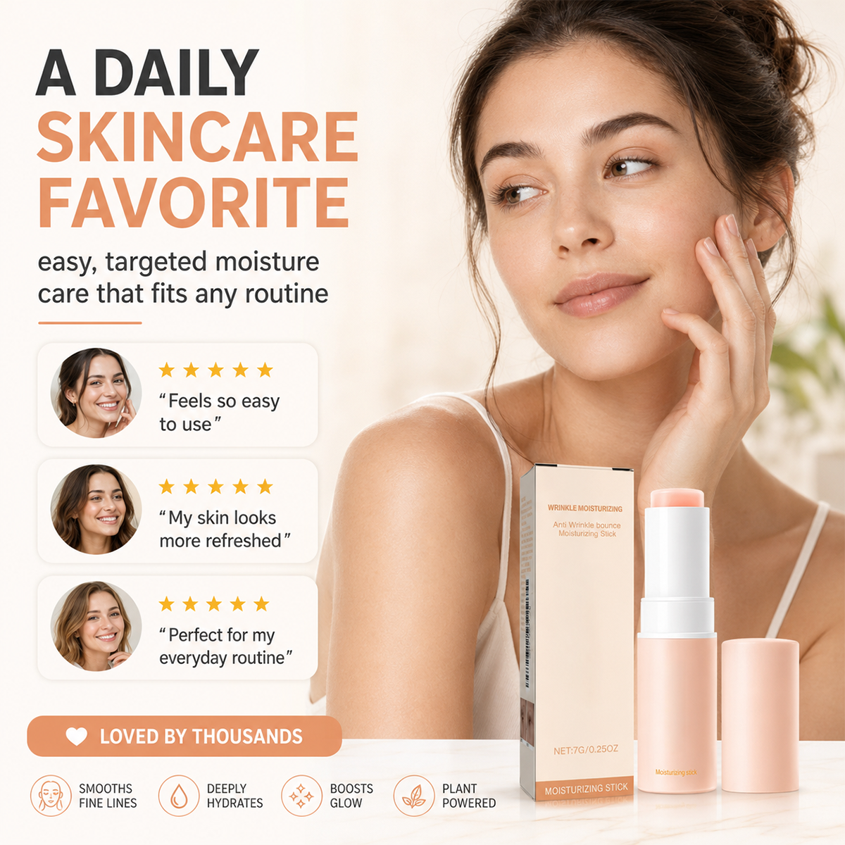 💦Wrinkle Bounce Moisturizing Stick – Portable Hydration Balm