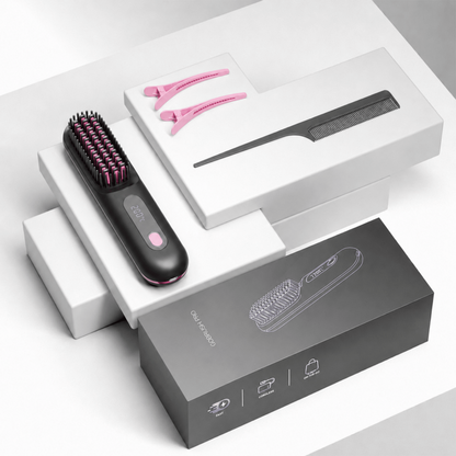 [NEW]Orvyla Portable Straightener Brush