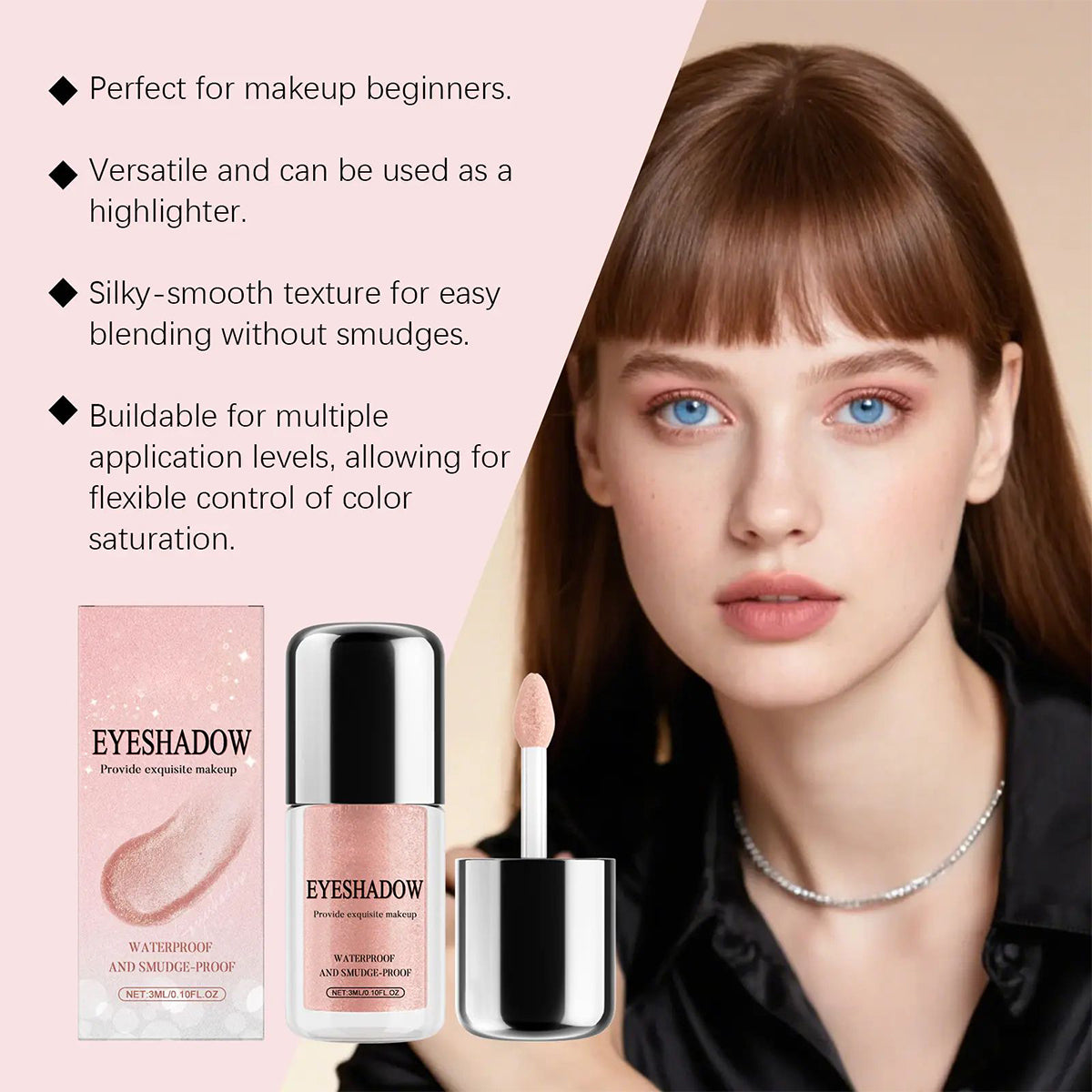 Longwear Liquid Eyeshadow, Pigmented & Blendable, Matte & Shimmer