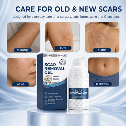 SCAR REMOVAL GEL - Flatter, Smoother, Calmer Scars in as Little as 3 Days