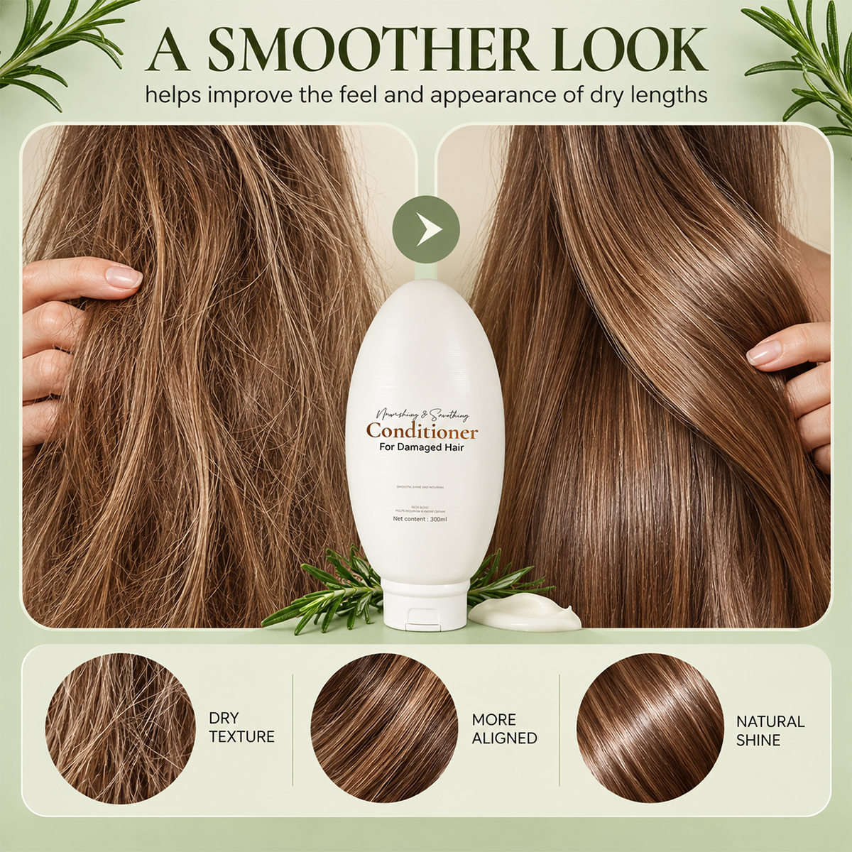 🔥Nourishing and smoothing conditioner for damaged hair