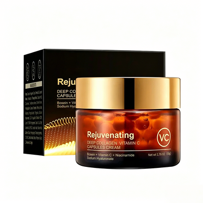Korean Brightening Cream, Collagen & Vitamin C Moisturizer, Advanced Radiant & Firming Formula