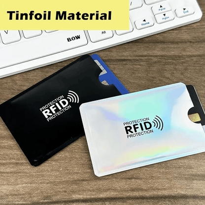 🛡️RFID-Blocking Card Sleeves – Slim Multi-Color Covers for Credit, Debit & ID Cards