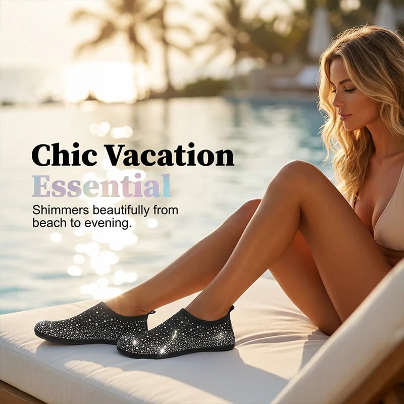 🏖️🌊Women’s Barefoot-Style Water Shoes – Lightweight Slip-On Shoes for Beach, Travel, Home & Outdoor👣