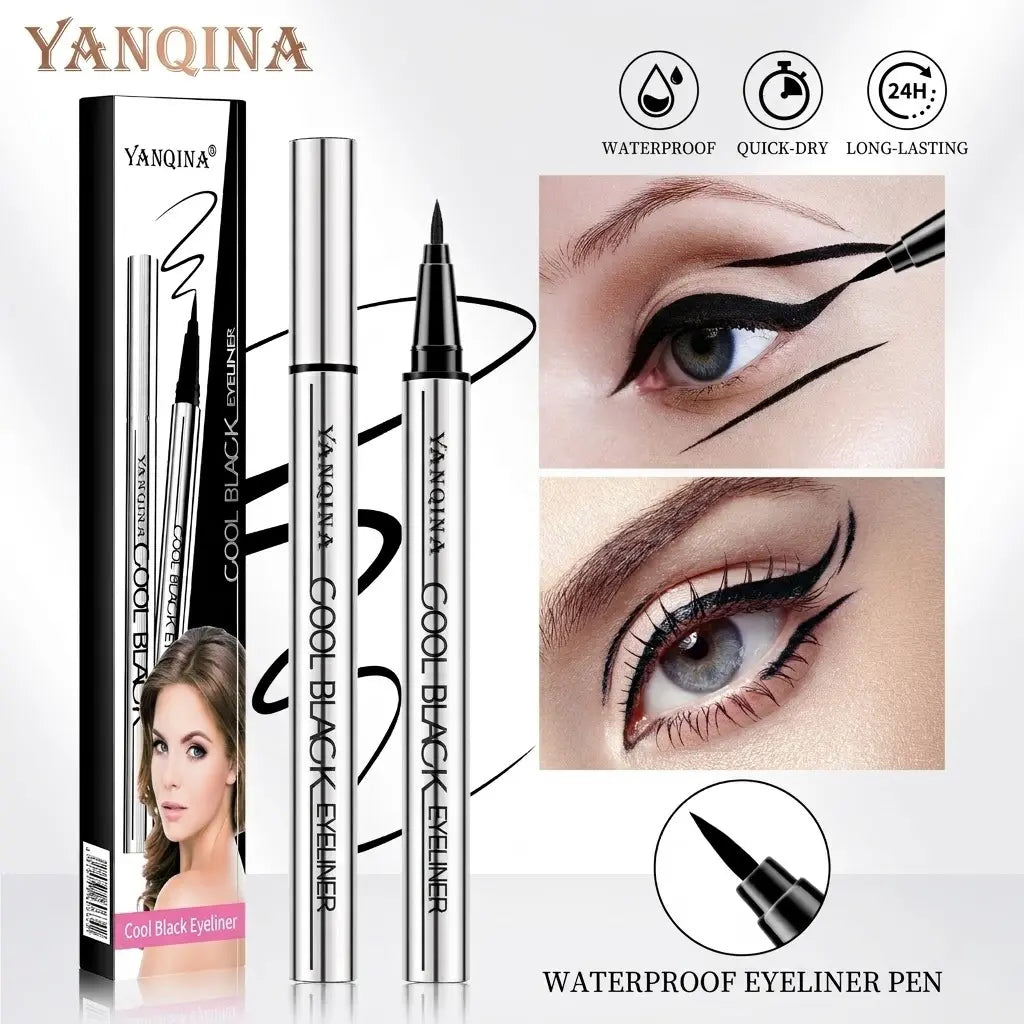 Waterproof Long Lasting Smudge-proof Gel Eyeliner Pen, Silky Vegan Formula