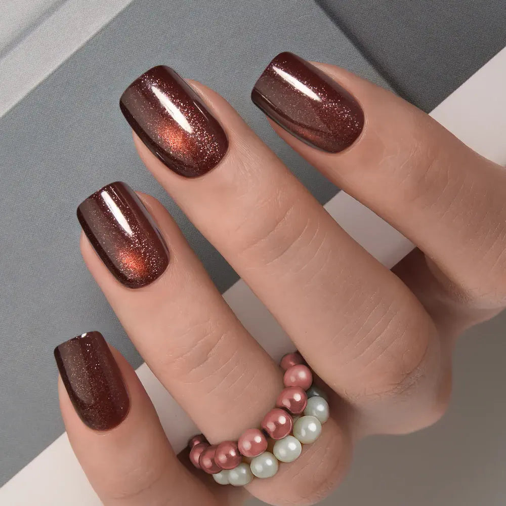 Salon-Quality Milky White Press-Ons: Extra Short Squoval Nails