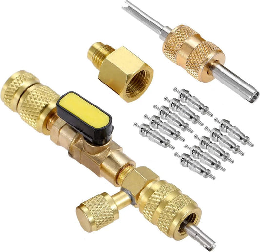 🧰AC Valve Core Removal & Installation Tool for Home and Auto Use