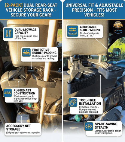 Universal Seat Back Storage Rack for Car