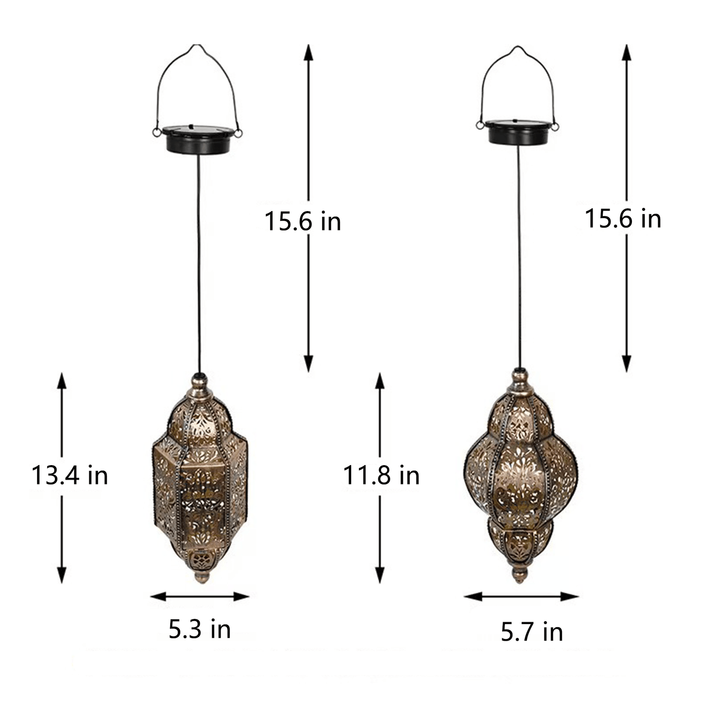 Baroque Style Solar Garden Lantern – Vintage Outdoor Light for Patio, Yard and Pathway Decor🏺