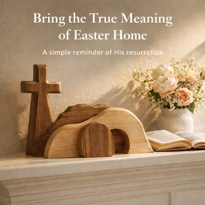 Wooden Resurrection Cross – Remember Easter’s True Meaning