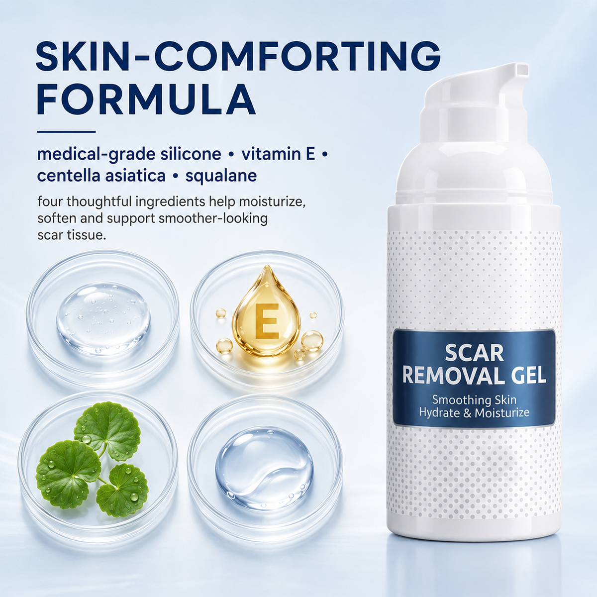 SCAR REMOVAL GEL - Flatter, Smoother, Calmer Scars in as Little as 3 Days